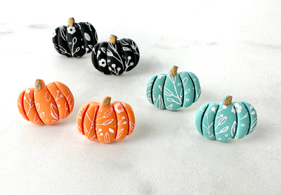 FLORAL PUMPKIN STUDS