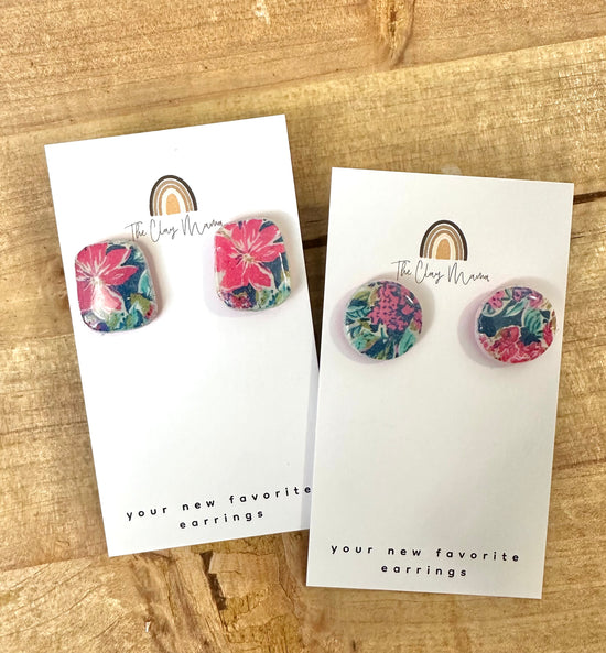 FLORAL STUDS