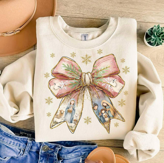 REASON FOR THE SEASON BOW SWEATSHIRT