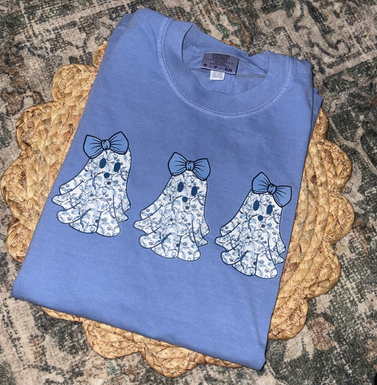 READY TO SHIP CHAMBRAY GHOSTS TEES