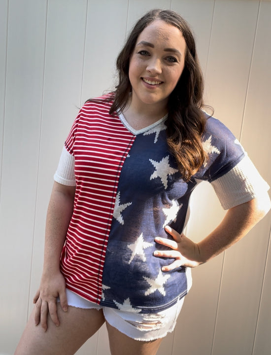 STARS AND STRIPES TOP