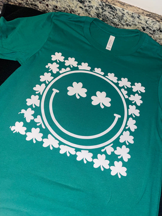 SHAMROCK SMILEY SVG