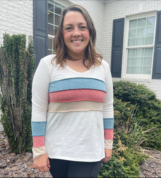 FALL COLOR BLOCK TOP